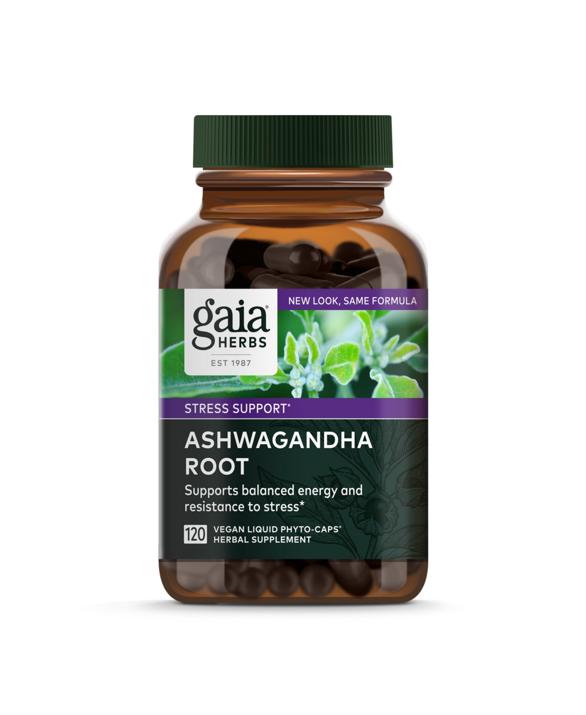 Ashwagandha Root - Made with Organic Ashwagandha Root to Help Support a Healthy Response to Stress, the Immune System, and Restful Sleep -