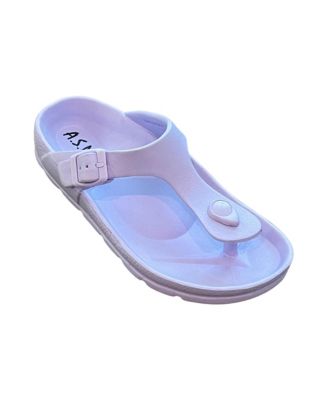 Women s Comfort Slide Thong Buckle EVA Flat Sandal