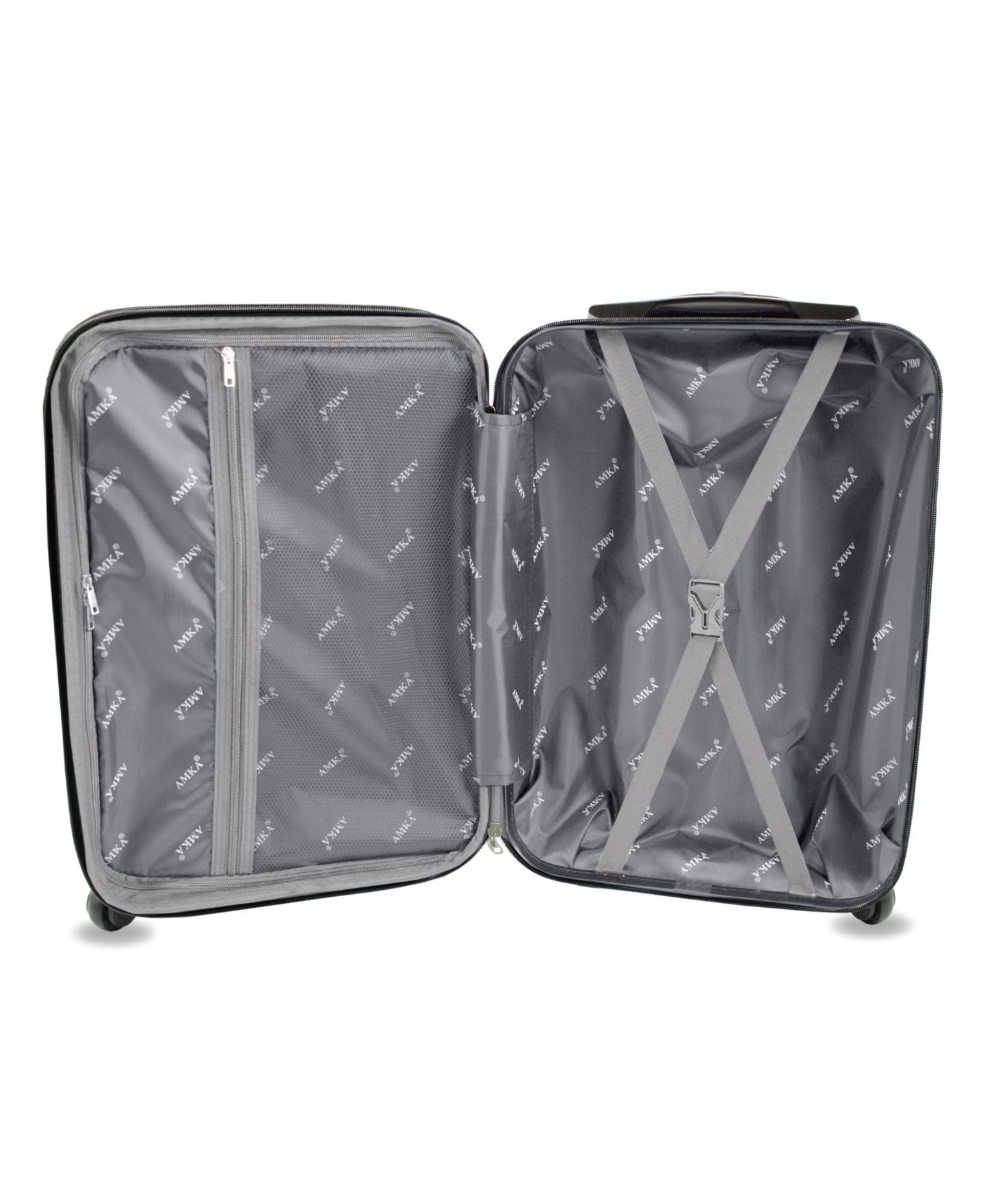 Чемодан AMKA Honeycomb 20" Carry-On Expandable Spinner Suitcase, цвет: Розовое золото — фото 5