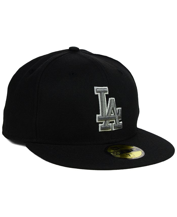New Era Los Angeles Dodgers Black Graphite 59FIFTY Cap - Macy's