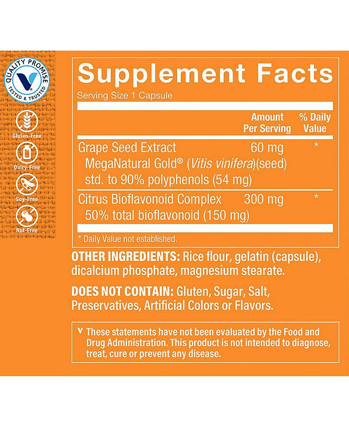 The Vitamin Shoppe Grape Seed Extract Antioxidant for Cardiovascular