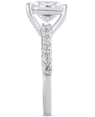 Certified Lab Grown Diamond Princess Engagement Ring (3-1/2 ct. t.w.) in 14k Gold