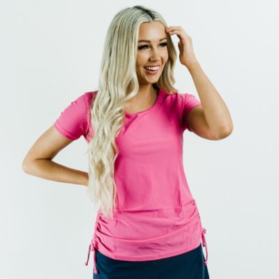 Women's UPF 50+ Short Sleeve Adele Swim Top