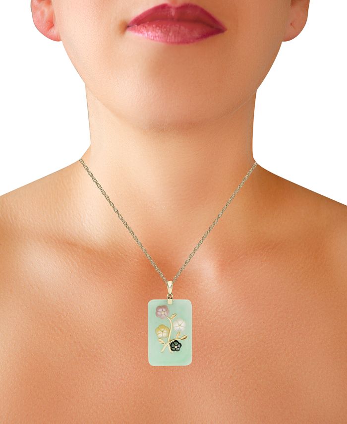 Macys discount jade necklace