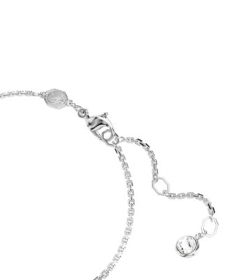 Rhodium-Plated Pav&eacute; Infinity Link Bracelet