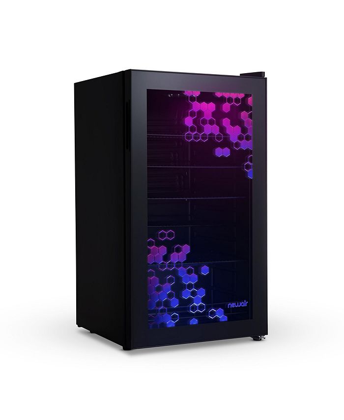 Newair Prismatic Series 126 Can Beverage Refrigerator with RGB