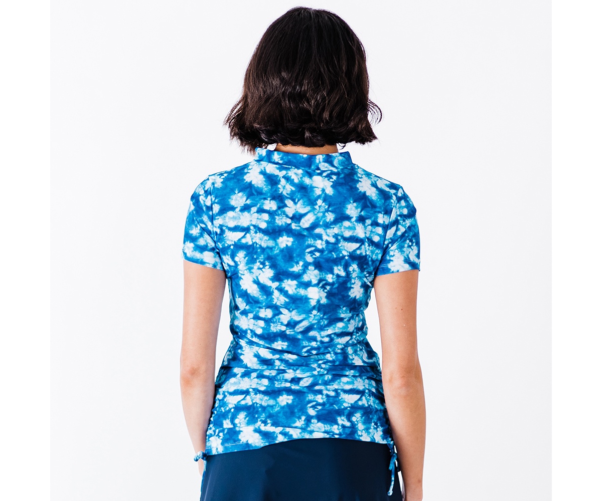 Calypsa Women's Half-Zip Adele Swim Top