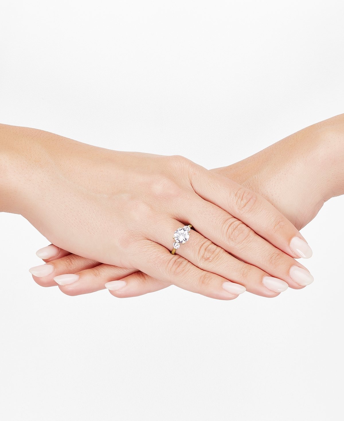 Grown With Love Igi Certified Lab Grown Diamond Three Stone Engagement Ring (3 ct. t.w.) in 14k Gold