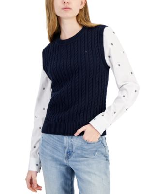 Tommy Hilfiger - Women's Layered-Look Sweater Vest
