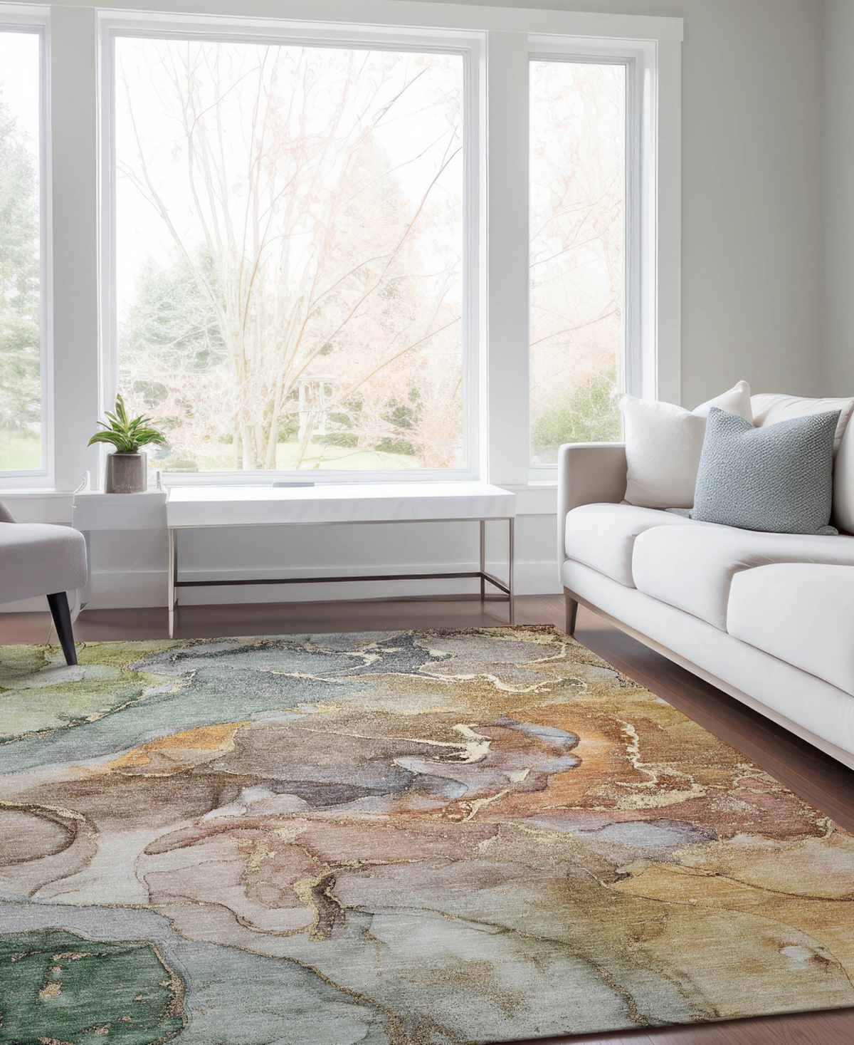 Dalyn Odyssey Oy1 1'8" X 2'6" Area Rug In Taupe