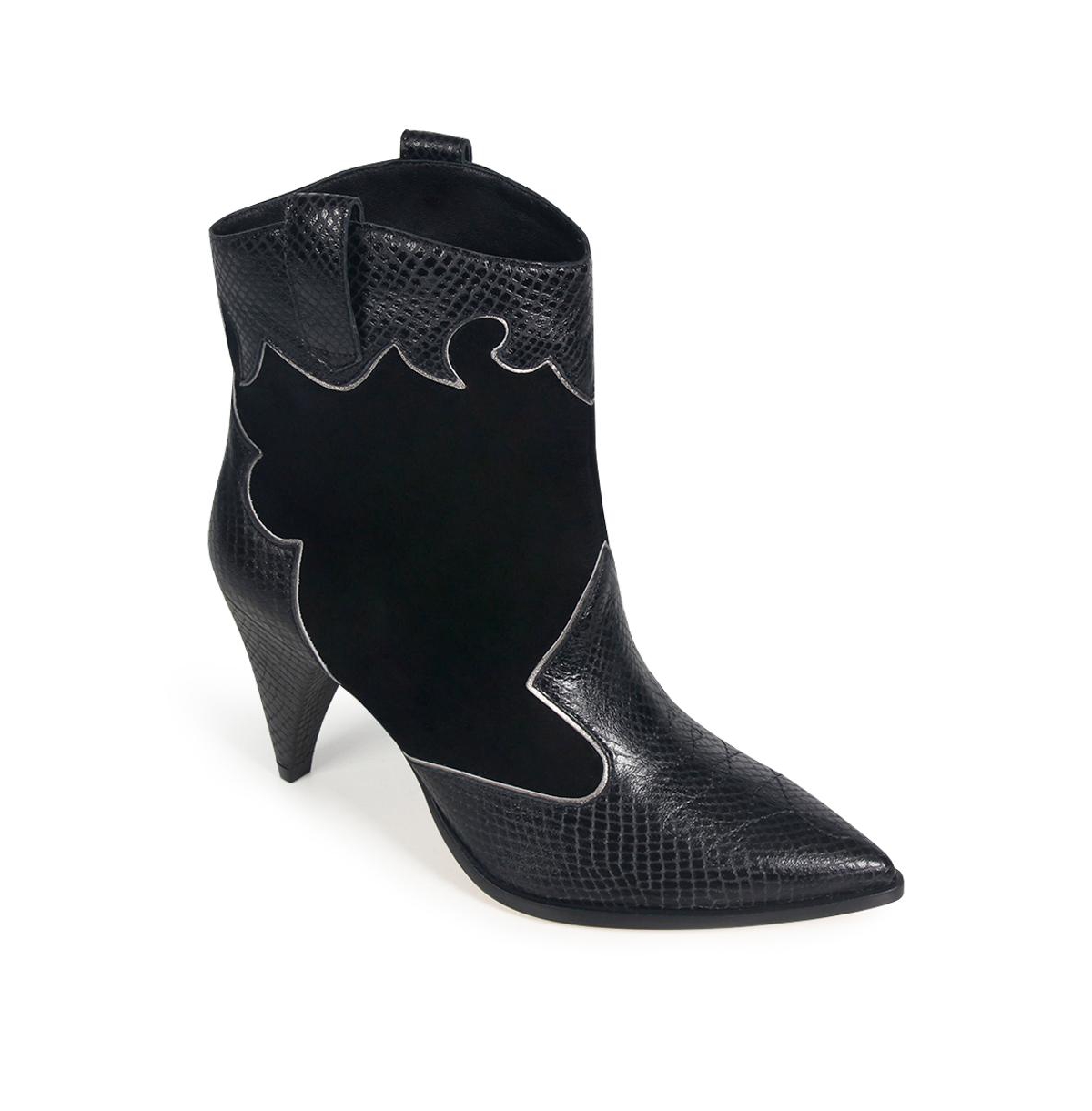 Shoes Women's Zurique Pointed-Toe Cowboy Booties - Black