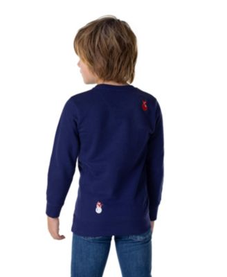 Toddler and Little Boys X-Mas Icons Fleece Sweater