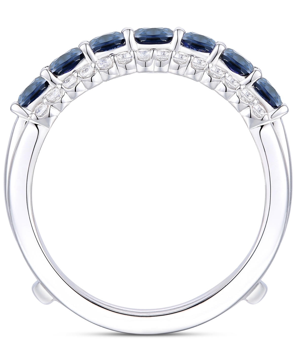 2-Pc. Set Emerald (7/8 ct. t.w.) Ring & Diamond Enhancer (1/4 ct. t.w.) in 14k Gold (Also in Ruby and - Sapphire