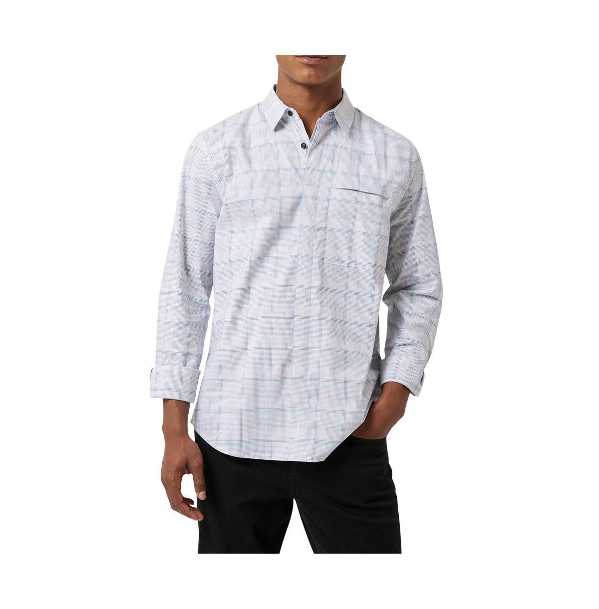 Men's Andrew Stretch Long Sleeve Shirt - White