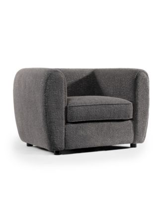 Valerian 45" Boucle Fabric Club Chair