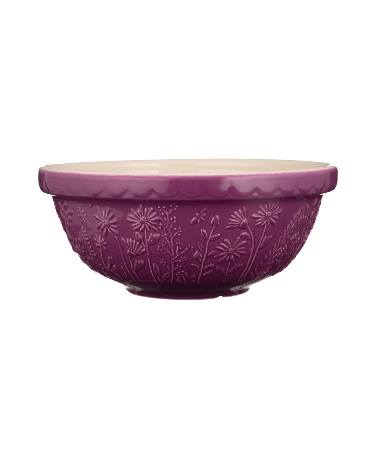 Mason Cash In The Meadow 11" Mixing Bowl In Purple