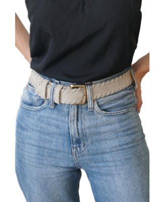 Women s Phoenix Braided Leather Belt