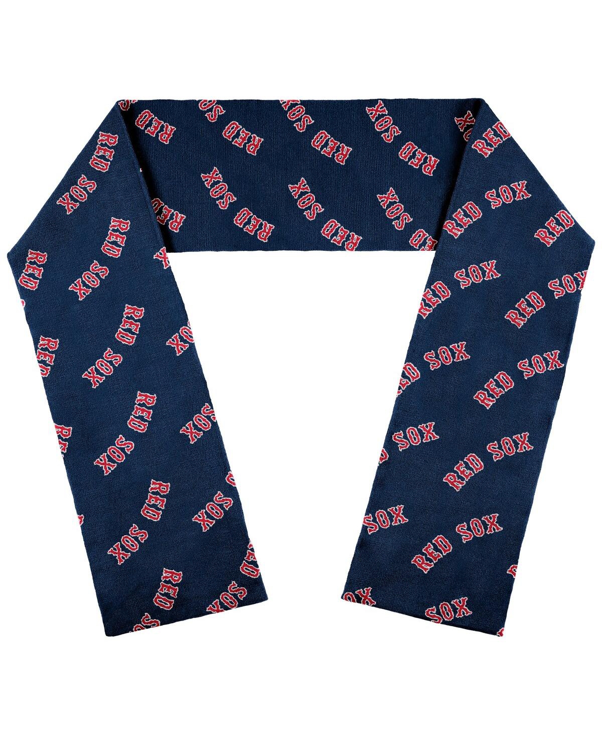 Wear By Erin Andrews Women's  Boston Red Sox Team Wordmark Scarf In Navy
