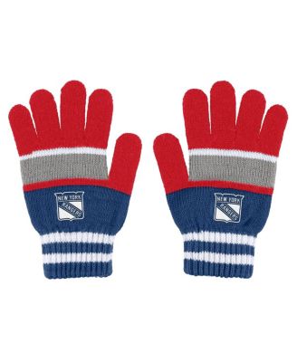 Women's New York Rangers Stripe Glove and Scarf Set