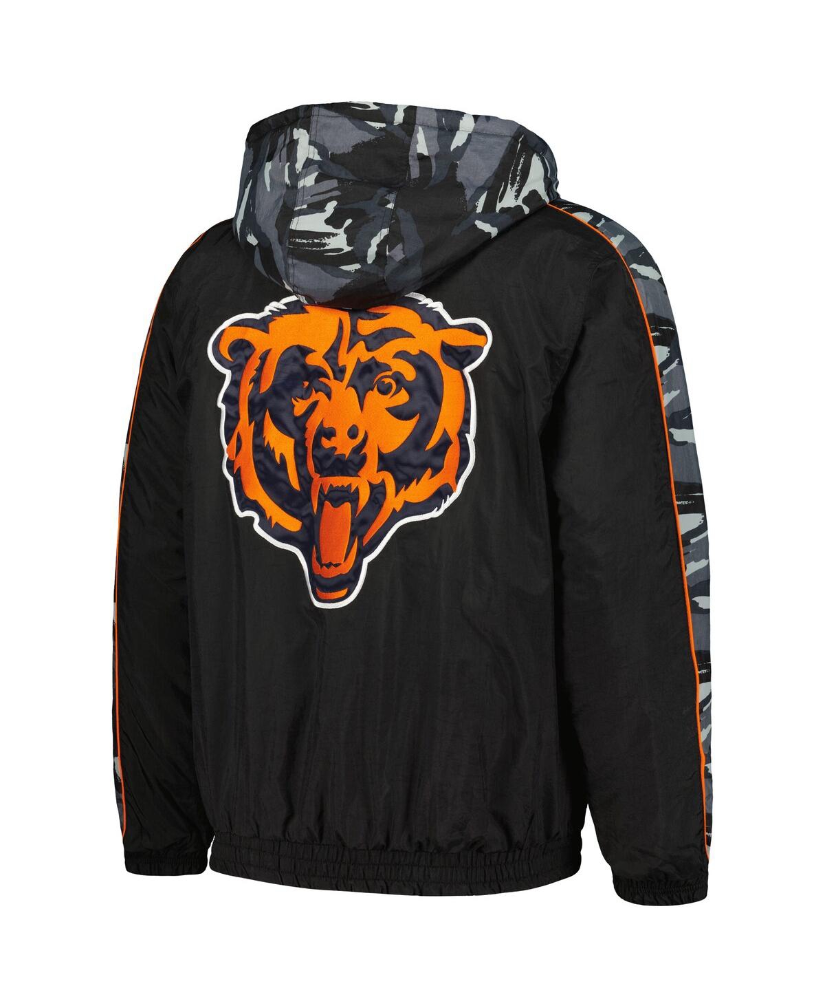 Shop Starter Men's  Black Chicago Bears Thursday Night Gridiron Full-zip Hoodie Jacket