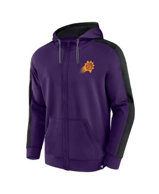 Men's Purple Phoenix Suns Rainbow Shot Full-Zip Hoodie