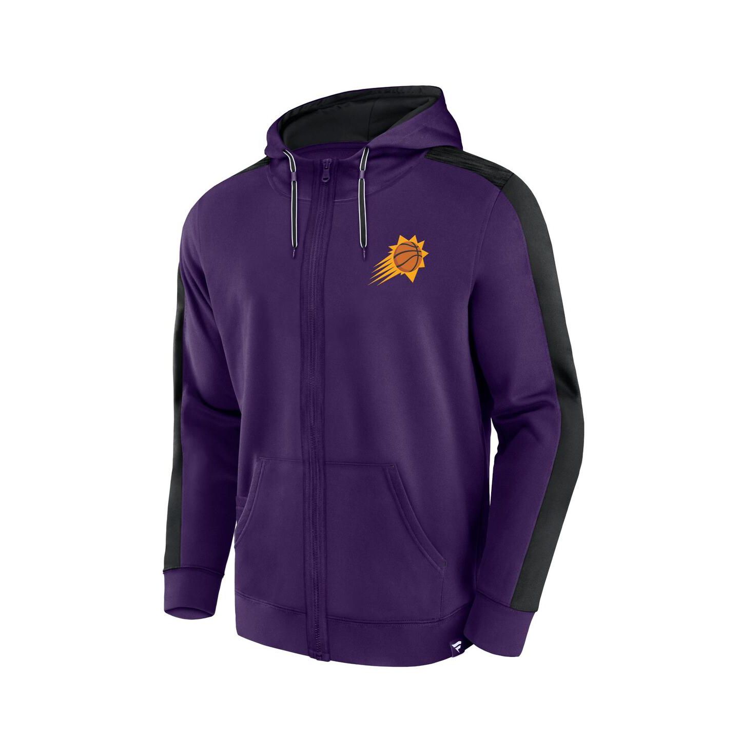 Мужское худи Fanatics Purple Phoenix Suns Rainbow Shot Full-Zip — фото 3
