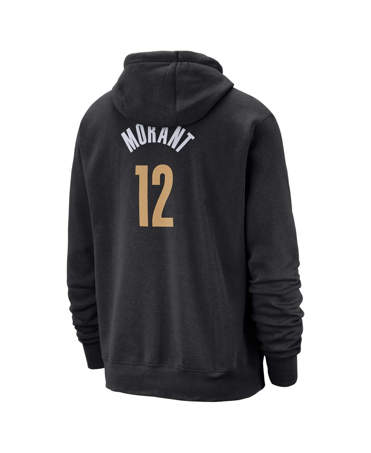 Men's Nike Ja MorantMemphis Grizzlies 2023/24 City Edition Name and Number Pullover Hoodie - Black