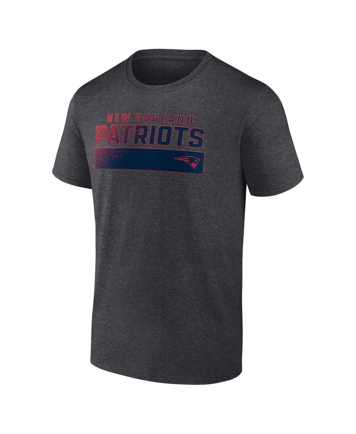 Shop Fanatics Men's  Charcoal New England Patriots T-shirt