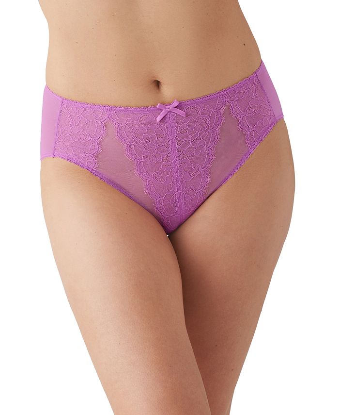 vintage 70s all nylon panty gusset nylon also size small color violet