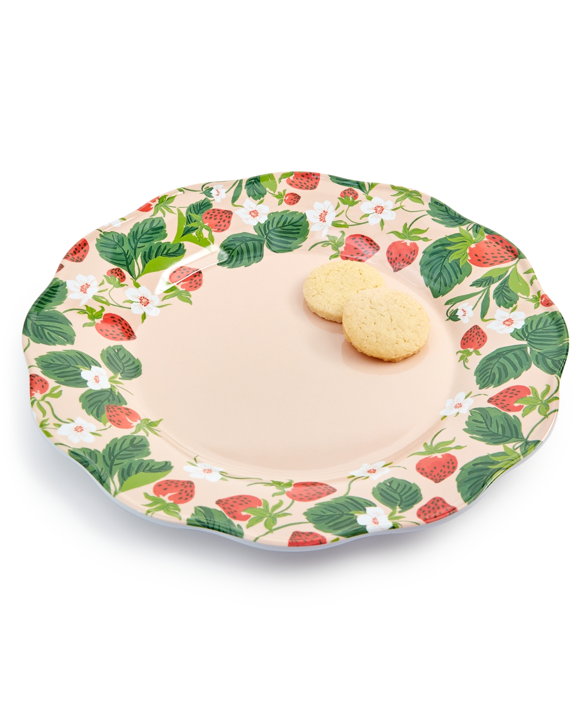 Flower Show Melamine Dinner Plate, Created for Macy's - Strawberry