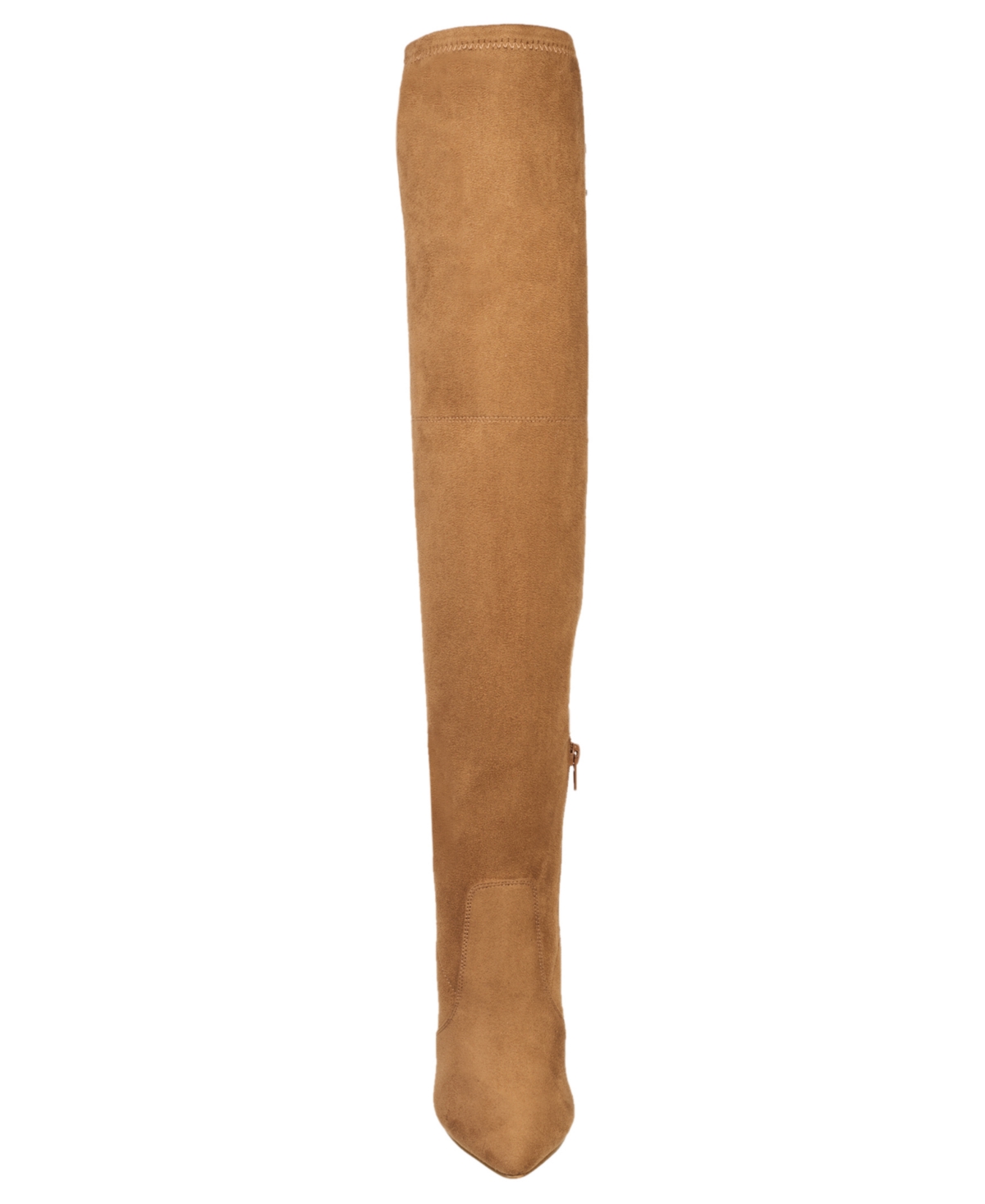 French Connection Women's Jordan Cone Heel Lace-up Over-The-Knee Boots - Tan- Faux Leather