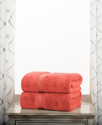 100% Egyptian Cotton 2-Pc Bath Towel Set