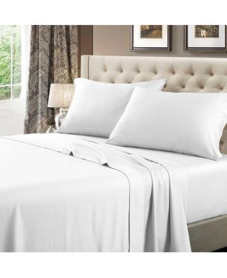 600 Thread Count Solid Cotton Sheets Set - Macy's