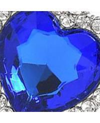 Women's Blue  Heart Stone Pendant Necklace