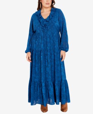 chinese dress ladies Floral Printed Long Dress: Modern Indian Gown by Raas USA