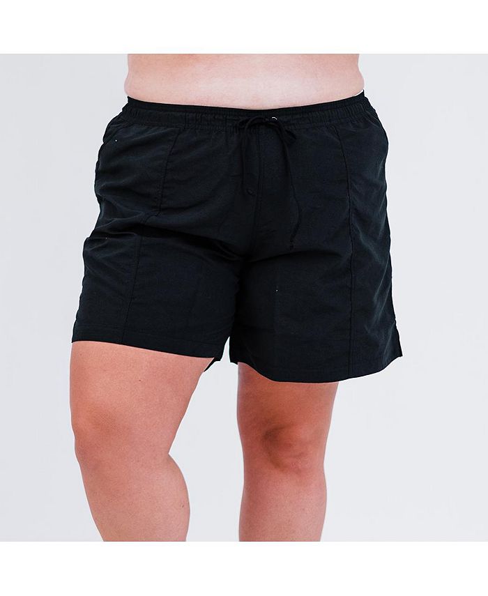 Calypsa Women's 7" Plus Size Board Shorts Macy's