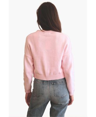 Women's Cotton Diana Crop Cardigan Sweater
