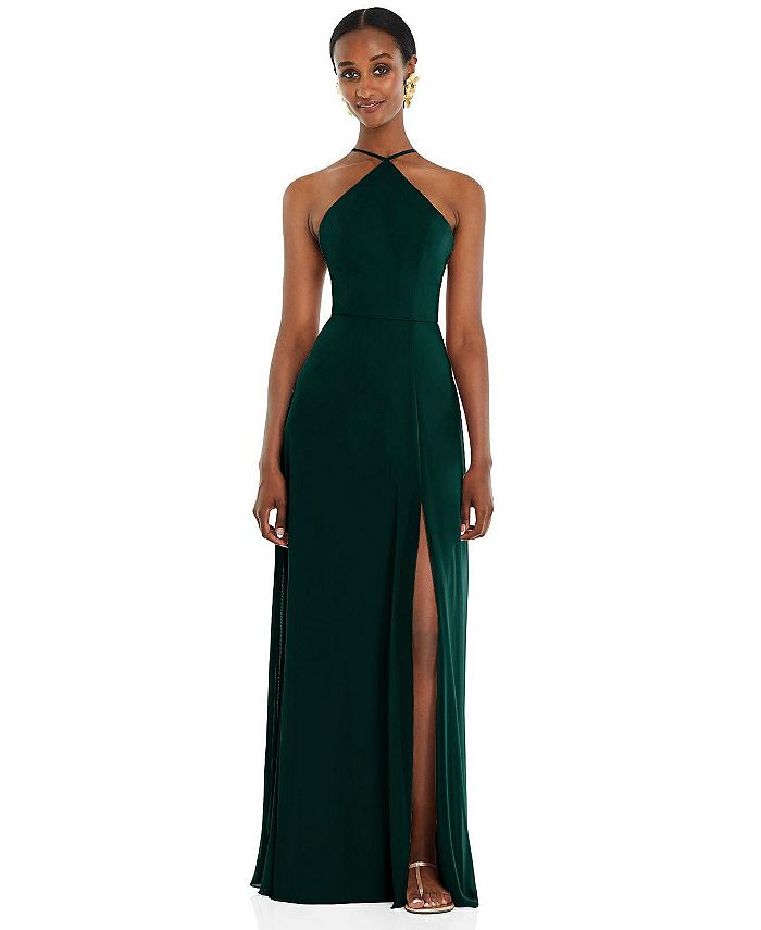 Unica Halter Diamond Maxi Dress