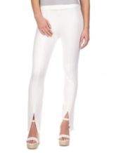 HMGYH satina high waisted leggings for women High Waist Fold Pleated  Tailored Pants (Color : White, Size : 1XL) : Buy Online at Best Price in  KSA - Souq is now : Fashion