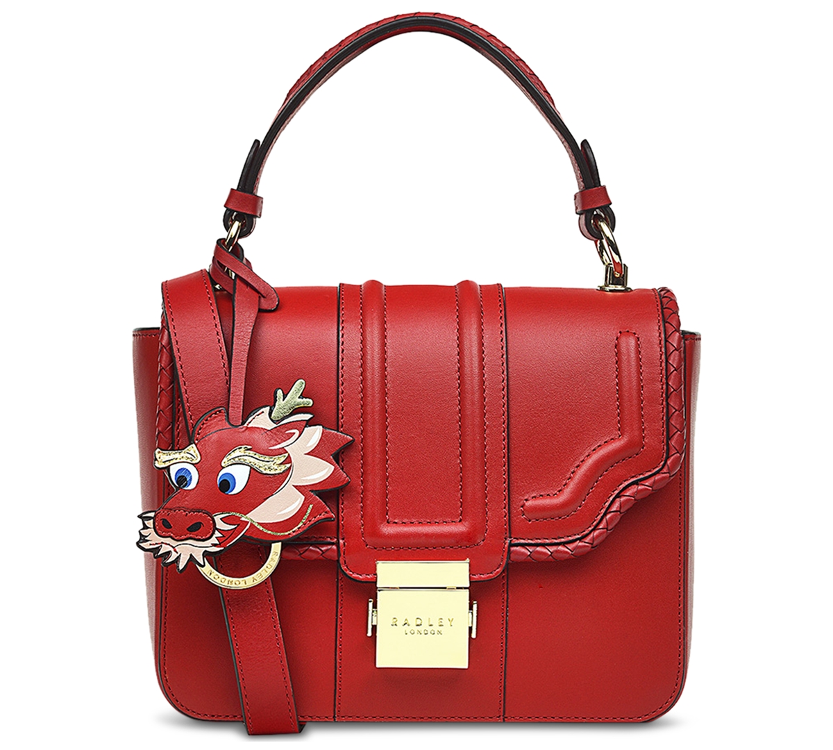 Radley London Lunar Year Leather Shopper Bag In Poinsettia