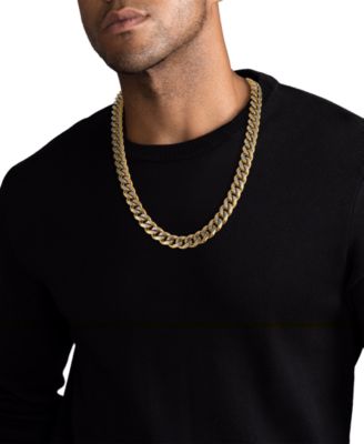 Two-Tone Curb Link 22Chain Necklace, Created for Macy's