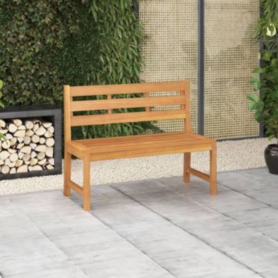 Garden Bench Warm Teak Solid Teak Wood Medium Durable