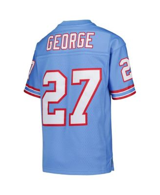 Big Boys Eddie George Light Blue Houston Oilers Gridiron Classics 1997 Retired Player Legacy Jersey