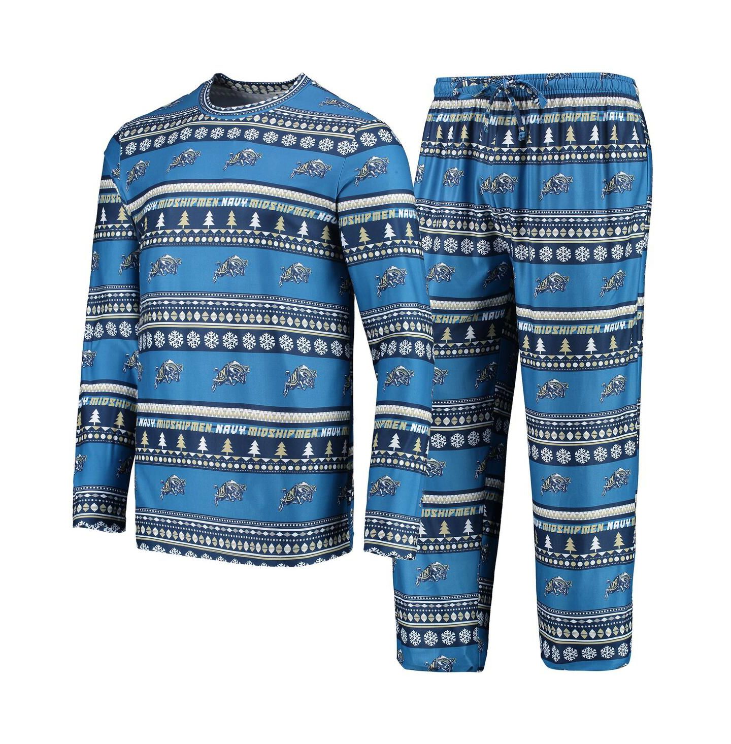 Мужская пижама Concepts Sport Navy Midshipmen Ugly Sweater, Navy — фото 1
