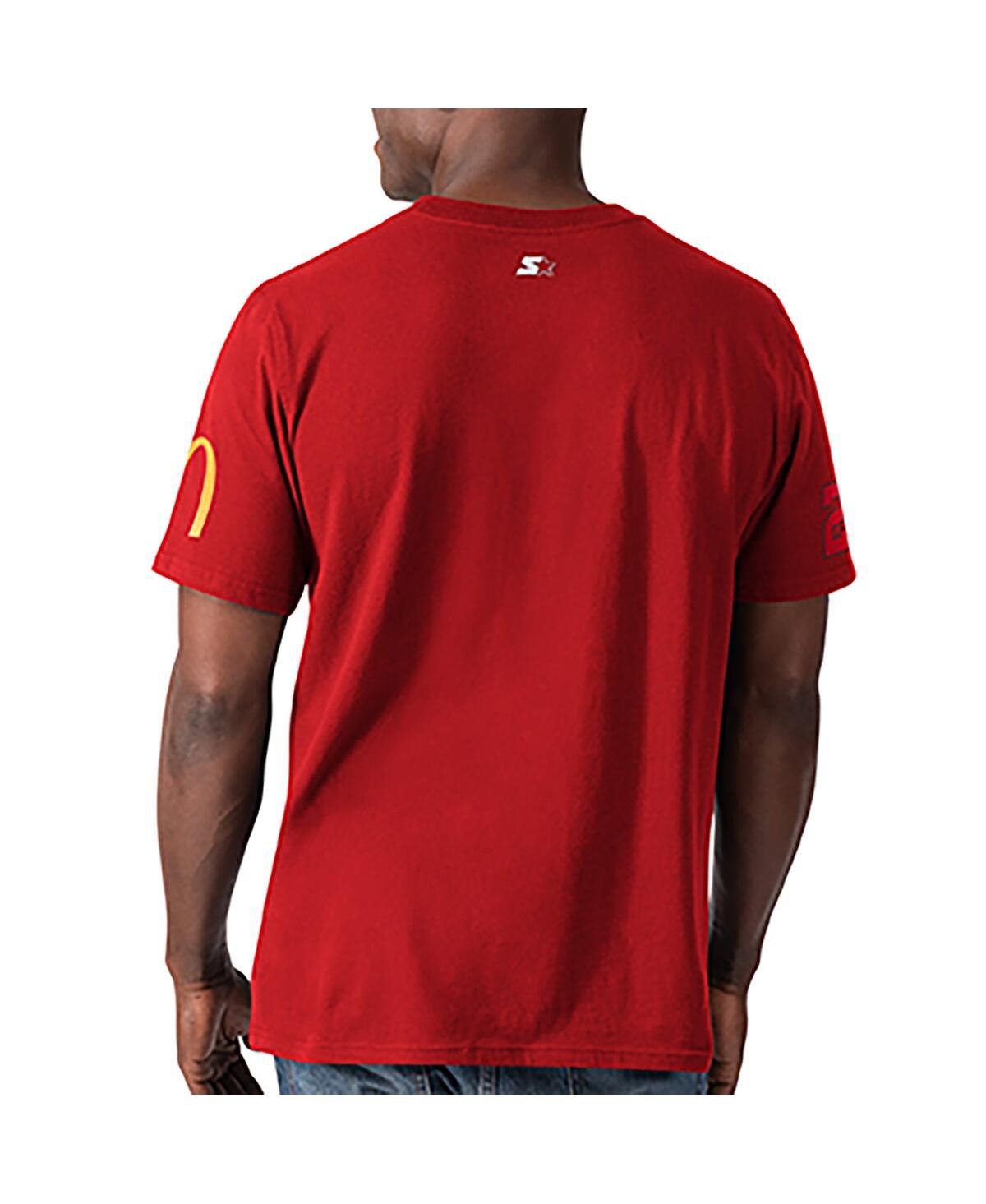 Men's StarterBubba Wallace Special Teams T-shirt - Red