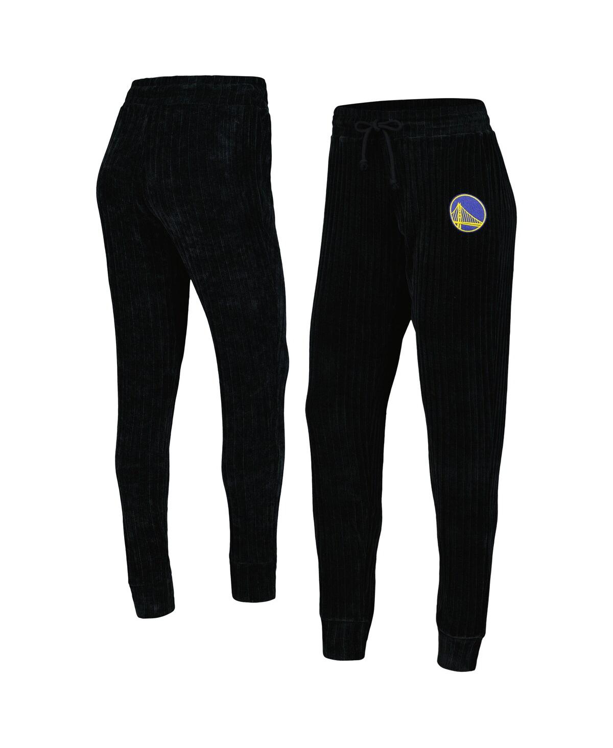 Women's College Concepts Black Golden State Warriors Linger Pants - Black