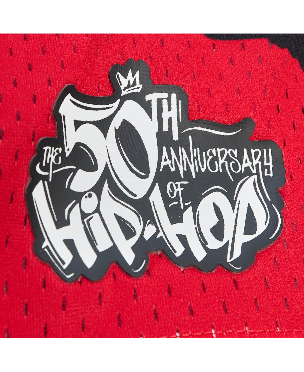 Men's Mitchell & Ness x Tats CruChicago Bulls Hardwood Classics Fashion Jersey - Red