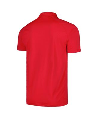 Men's Red St. Louis Cardinals Sector Batter Up Raglan Polo Shirt