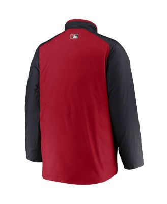 Men's Red, Navy Washington Nationals Authentic Collection Dugout Full-Zip Jacket