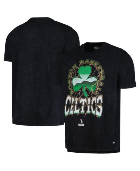 Футболка The Wild Collective Black Distressed Boston Celtics Tour Band